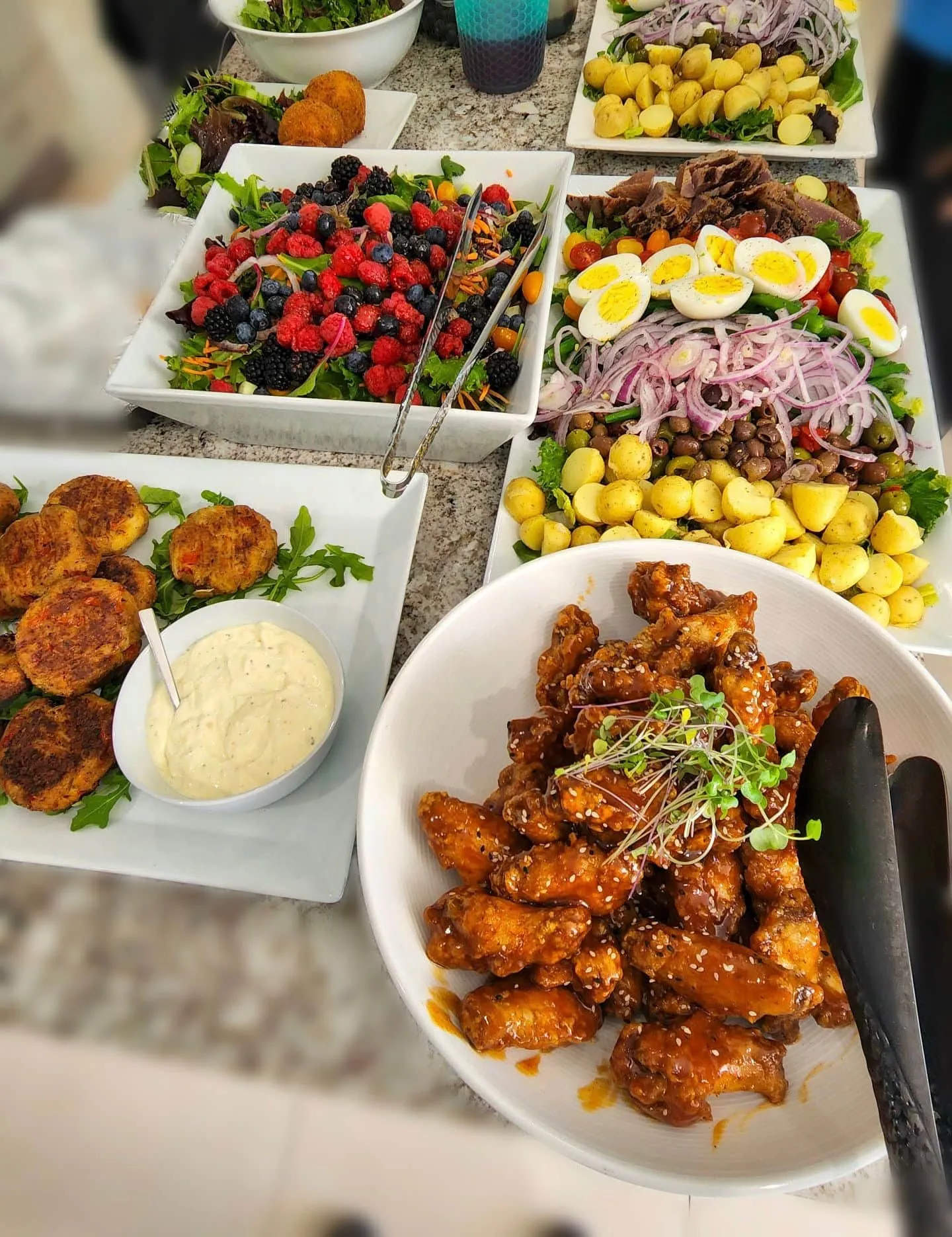 Food by Chef Vince Maderia