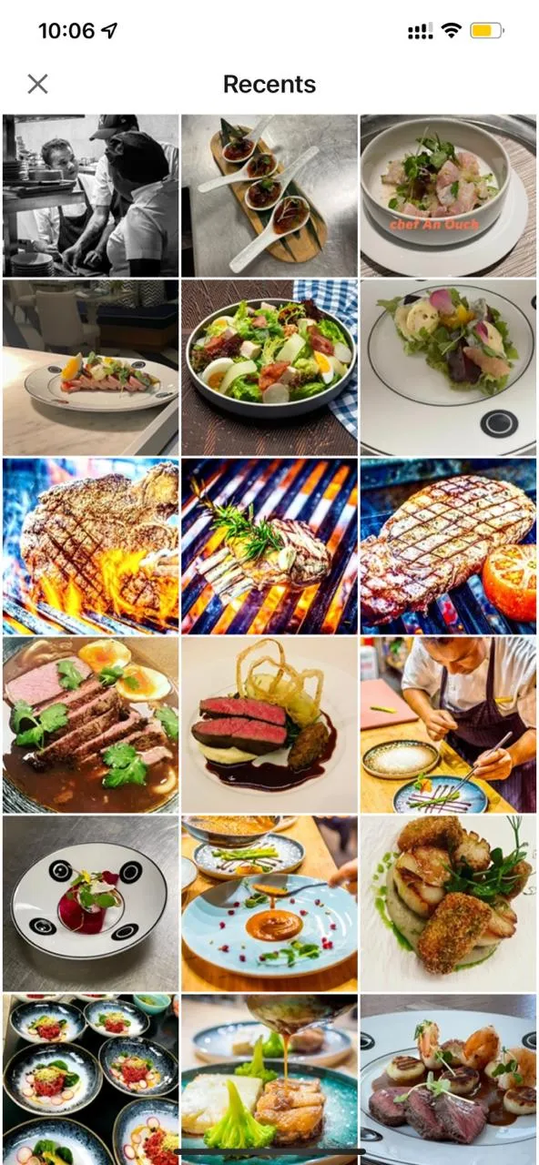 Chef's recent work